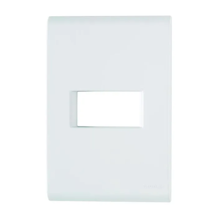 Imagem do produto Placa 1 Posto 4x2 com Suporte Branca Linha Liz - Tramontina