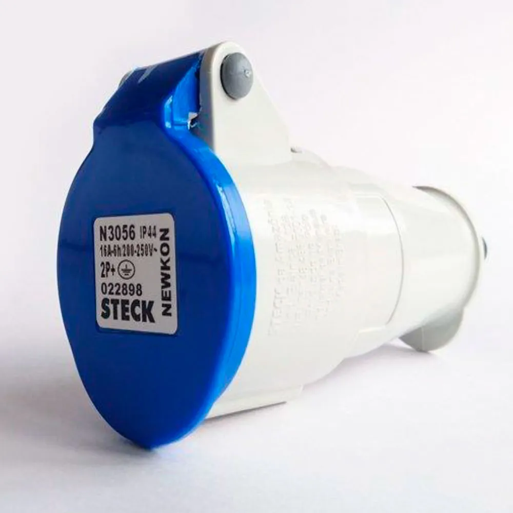 Imagem do produto ACOPLAM 3P 2P+T 16A 3056 AZUL STECK