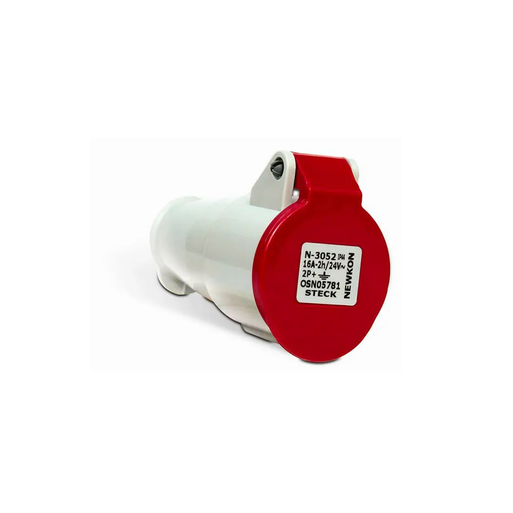 Imagem do produto ACOPLAM 4P 3P+T 32A 4256 VERM STECK
