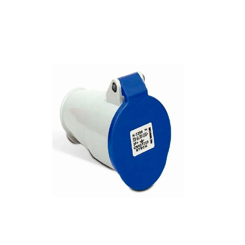 Imagem do produto ACOPLAM 3P 2P+T 32A 3256 AZUL STECK